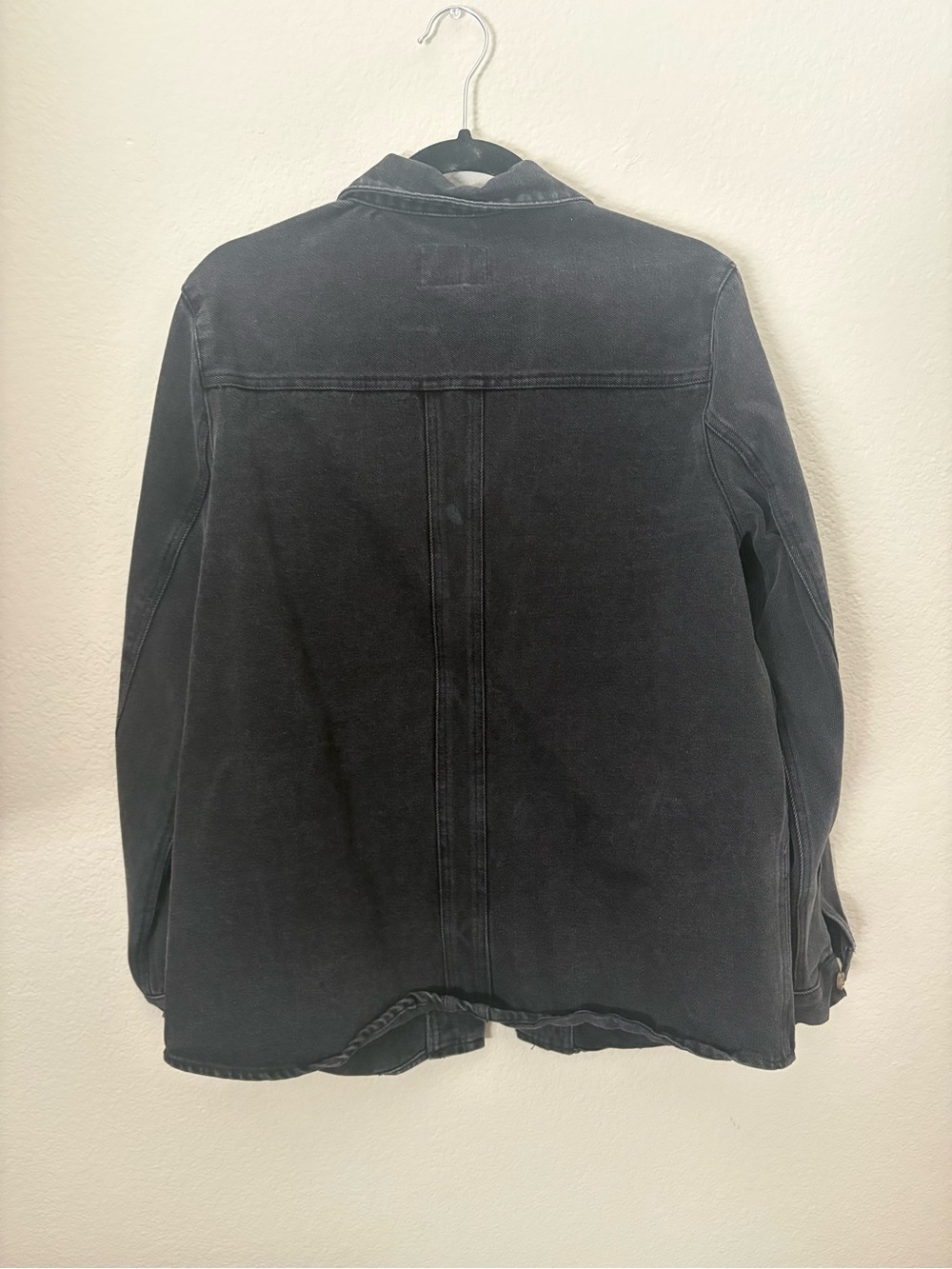 Velvet Heart Washed Black Denim Jacket with Patch Pockets - Picture 3 of 4